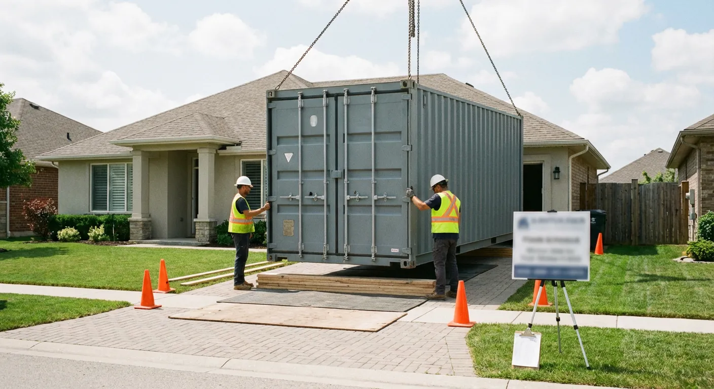 Safety inspection of dumpster placement site in Alameda, CA