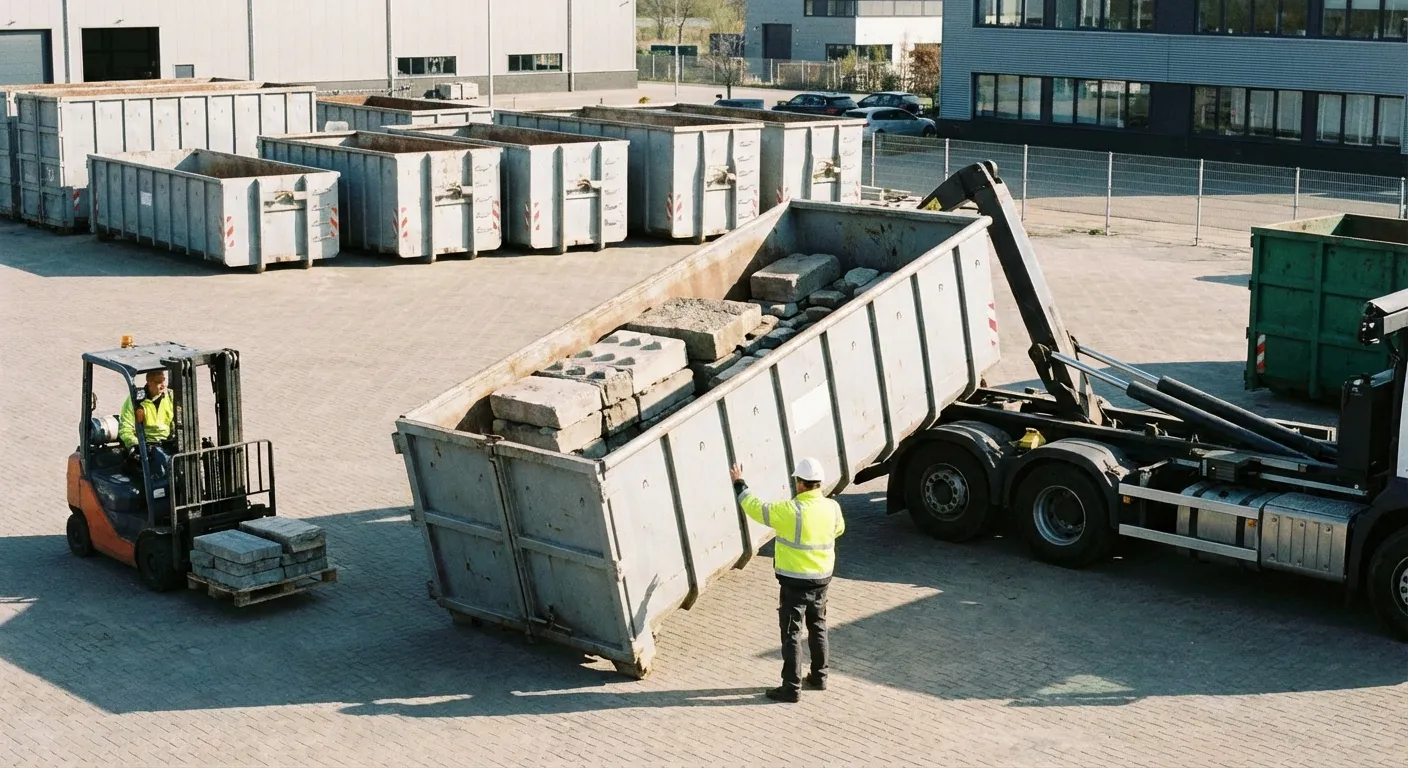 Heavy duty concrete dumpster specifications in Alameda, CA