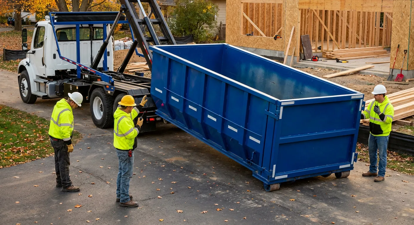 Construction dumpster delivery and waste management in Alameda, CA
