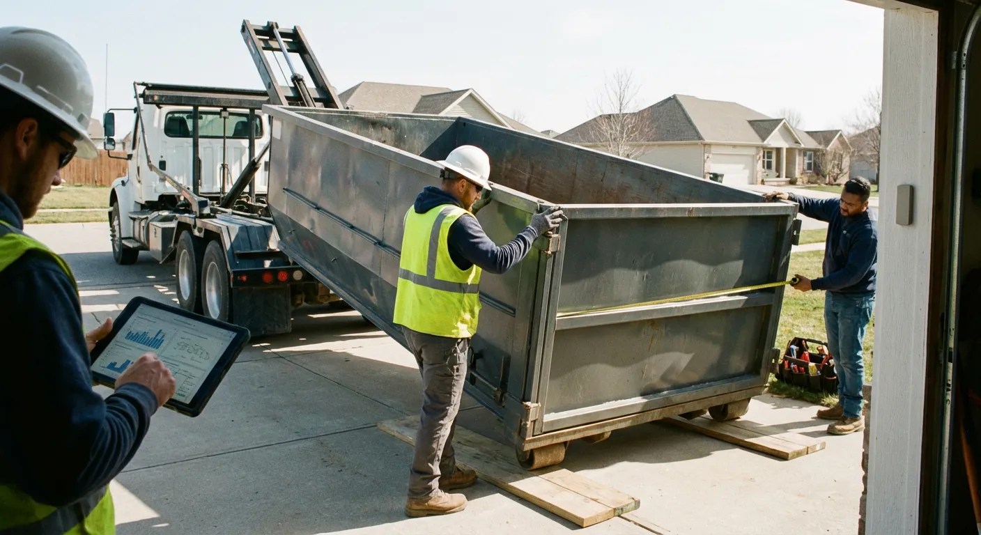 Roll-off dumpster dimensions and capacity guide in Alameda, CA