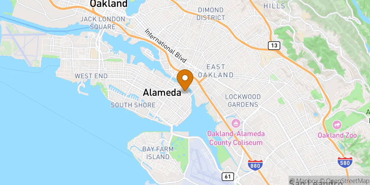  neighborhood map in Alameda, CA