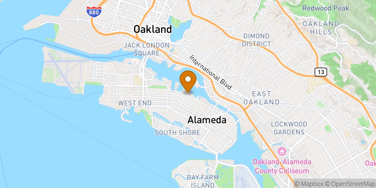  neighborhood map in Alameda, CA