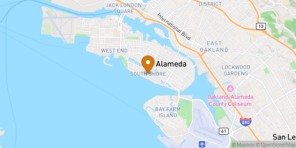  neighborhood map in Alameda, CA