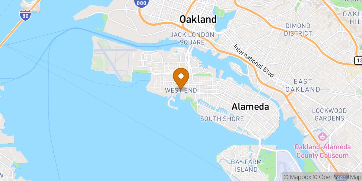  neighborhood map in Alameda, CA
