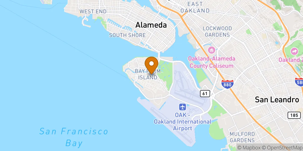  neighborhood map in Alameda, CA