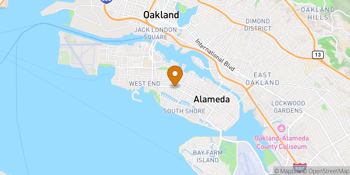  neighborhood map in Alameda, CA