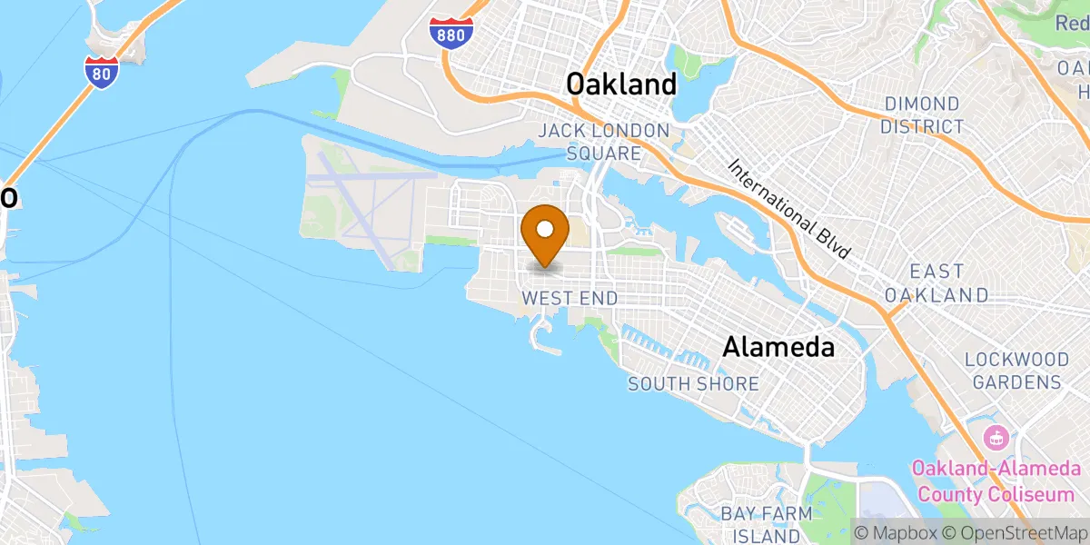  neighborhood map in Alameda, CA